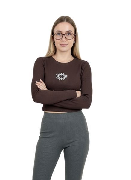 Лонгслів Pink Daisy Коричневий onesize 2701 фото