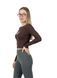 Лонгслів Pink Daisy Коричневий onesize 2701 фото 4