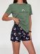 Жіноча літня піжама з футболкою та шортами Pink Daisy 2430 фото 2
