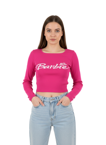 Кофта топ Барби стрейч Pink Daisy Малина onesize 1323 фото