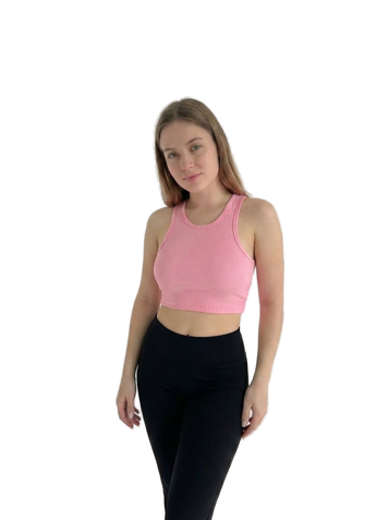 Майка-топ Pink Daisy Пудра onesize 2457 фото