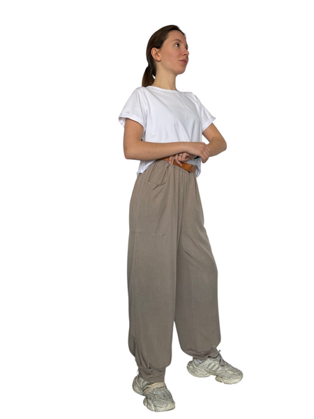 Брюки тенсель Le-Style Бежевий Onesize 48-52 734 фото