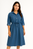 Сукня микровельвет Le-Style Блакитний onesize 715 фото